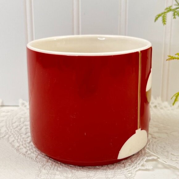 Starbucks 2012 Christmas Holiday Mug 12 oz Bone China Red Ornament Design - Picture 4 of 8